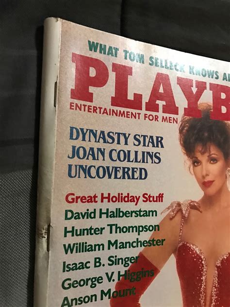 Playboy December 1983 Joan Collins Christmas Issue (Playboy)